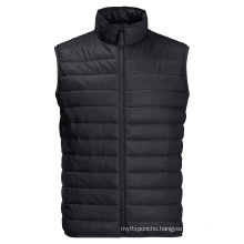 Fashion Classic Warm Men Winter Vest Down Padded Vest 100% Polyester Cotton Waistcoat For men Gilet